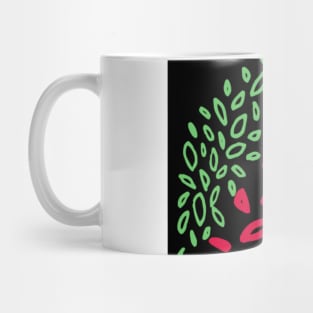 leaf pattern Mug